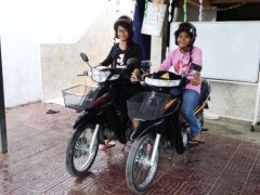 このバイクで大学に通う
