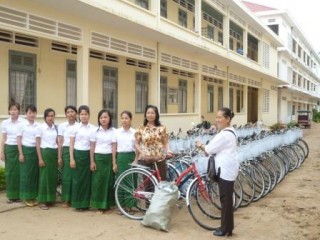 カンボジアへの自転車寄贈、さらに50台