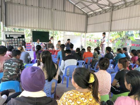 バンディアイデック村学童保育所で保護者会議を開催、運営委員会を発足【カンボジア】