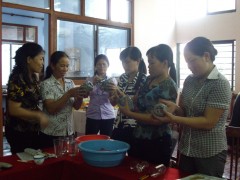 ベトナムハイフォン市にて障がい児クラブ担当者の研修を実施しました。