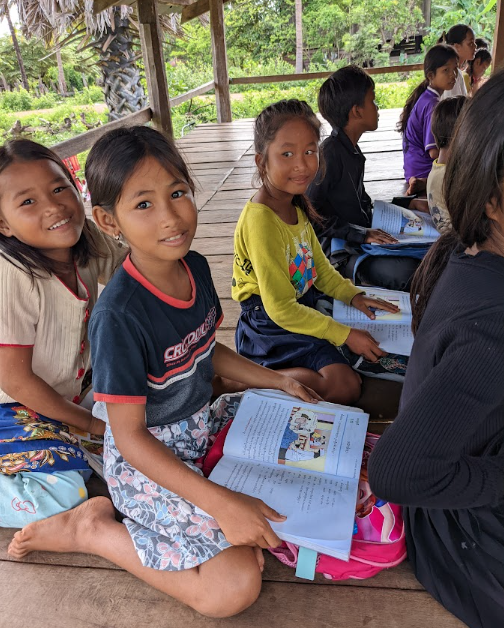 カンボジアのノンフォーマル教育の教室